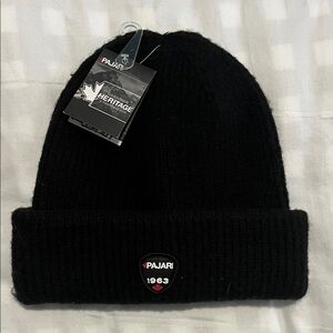 Pajar Heritage Black Wool Beanie
